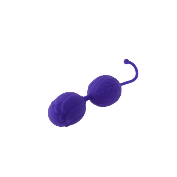 Boules de Geisha violet silicone 